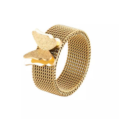 Butterfly Mesh Band Ring