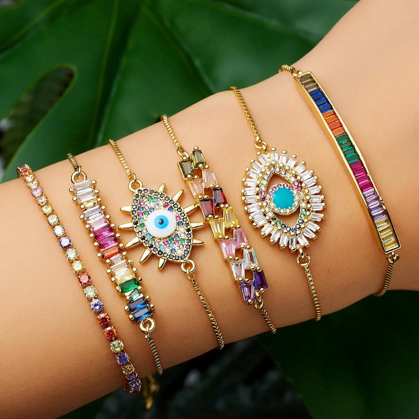 Mediterranean Mystic Eyelet Bracelet