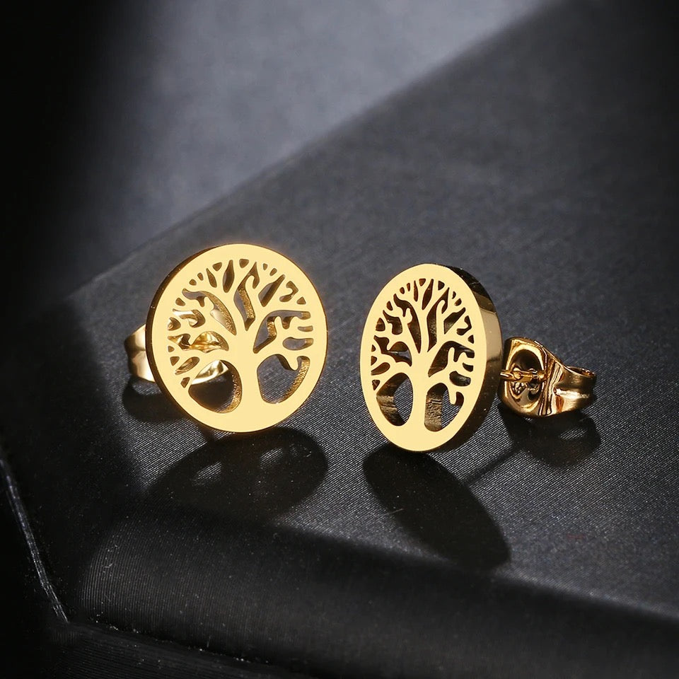 Tree of Life Stud Earrings