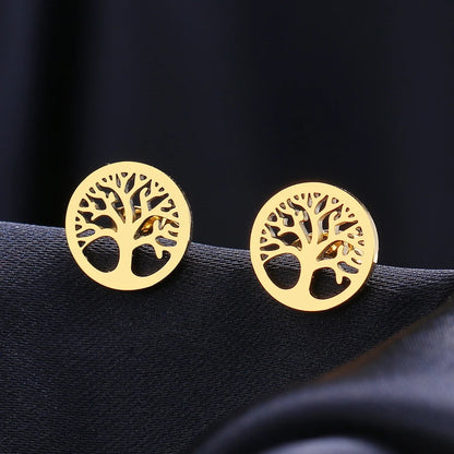 Tree of Life Stud Earrings